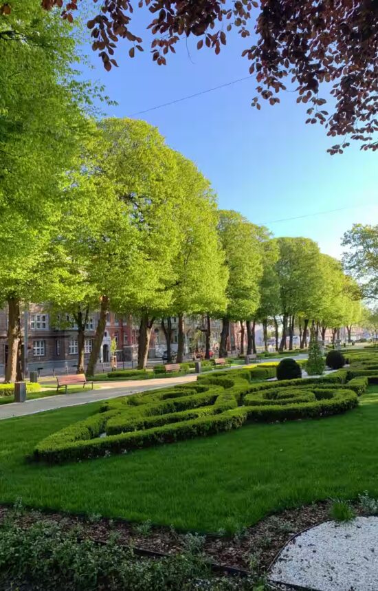 Slupsk park centrum miasta